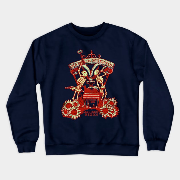 Dia de los Muertos - Day of the Dead Crewneck Sweatshirt by KillerRabbit